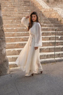 Maxikleid Bliss Ecru