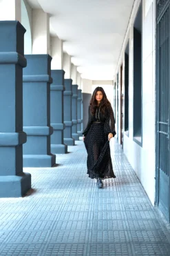 Maxikleid Bliss Schwarz