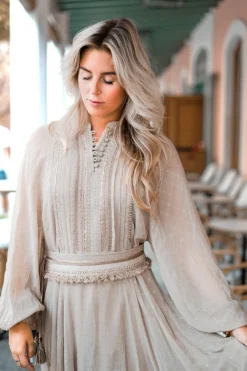 Maxikleid Bliss Taupe