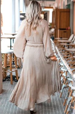 Maxikleid Bliss Taupe