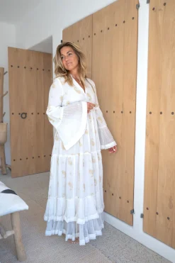 Maxikleid Dali Esencia Elfenbein