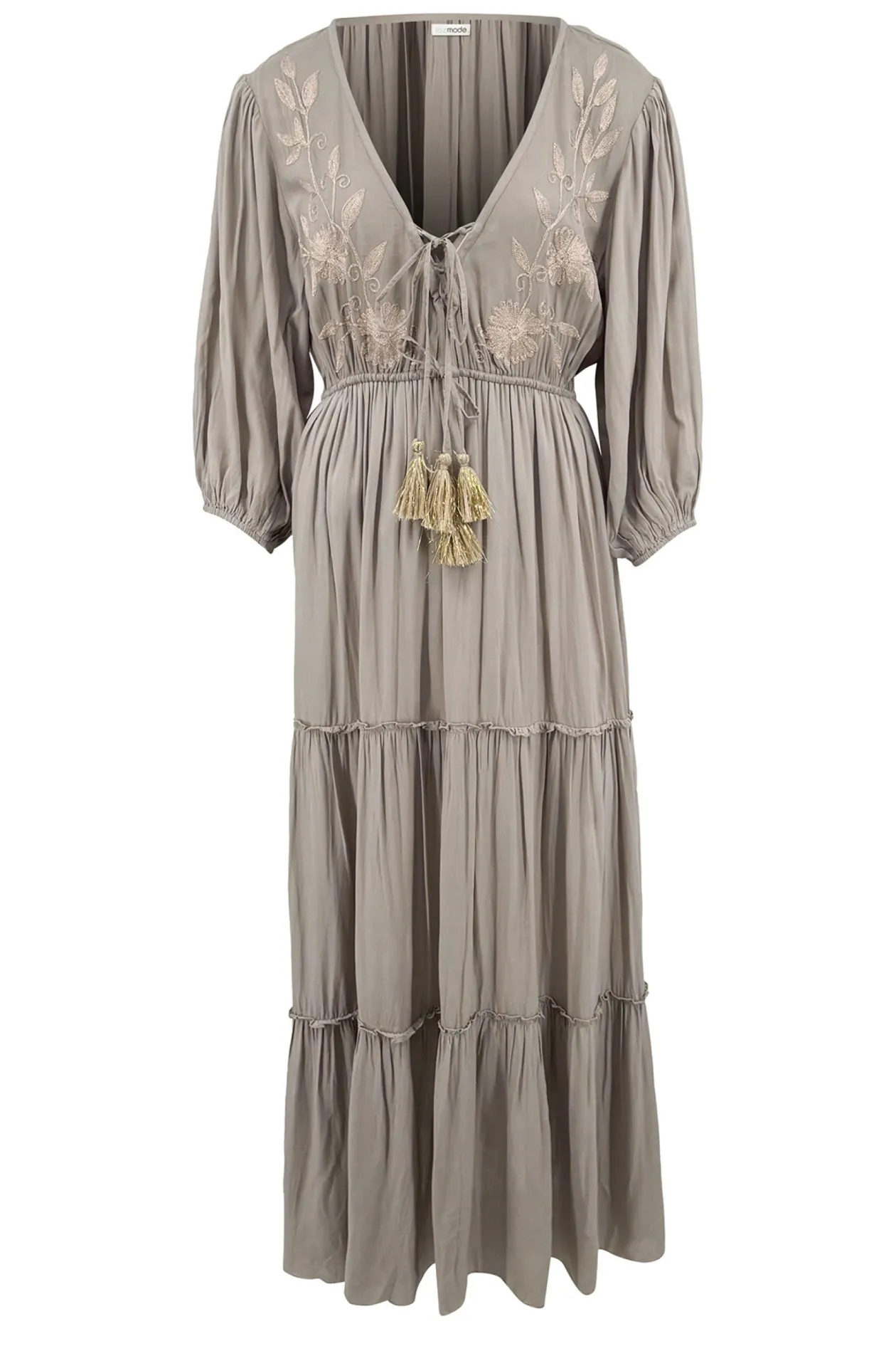 Maxikleid Luciana Helles Taupe