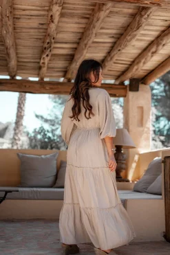 Maxikleid Luciana Helles Taupe