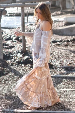 Maxirock Lucia Batik Taupe