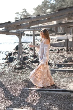 Maxirock Lucia Batik Taupe