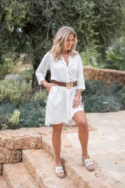 Midi Bluse Esma Elfenbein