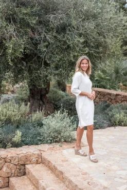 Midi Bluse Esma Elfenbein