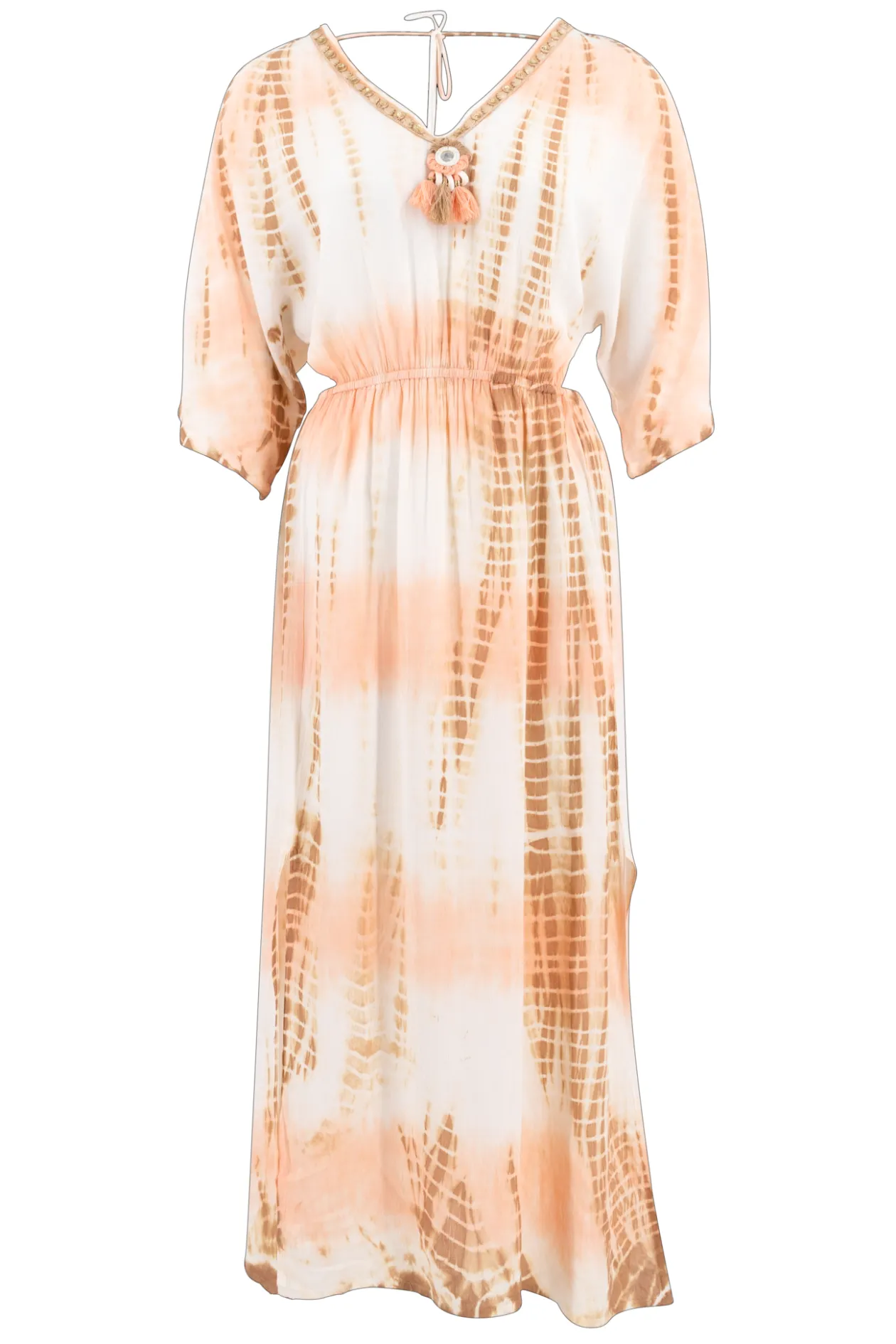 Milica Pfirsich Kleid