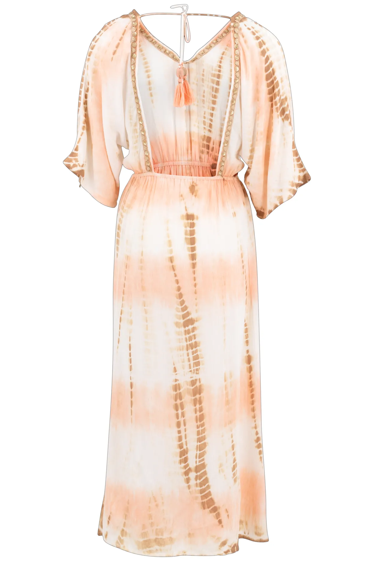 Milica Pfirsich Kleid