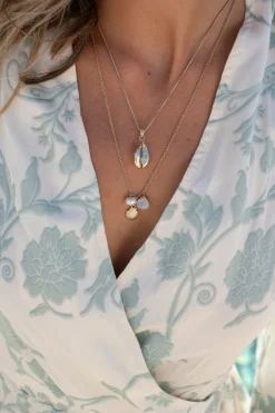 Muschel-Halskette Gold