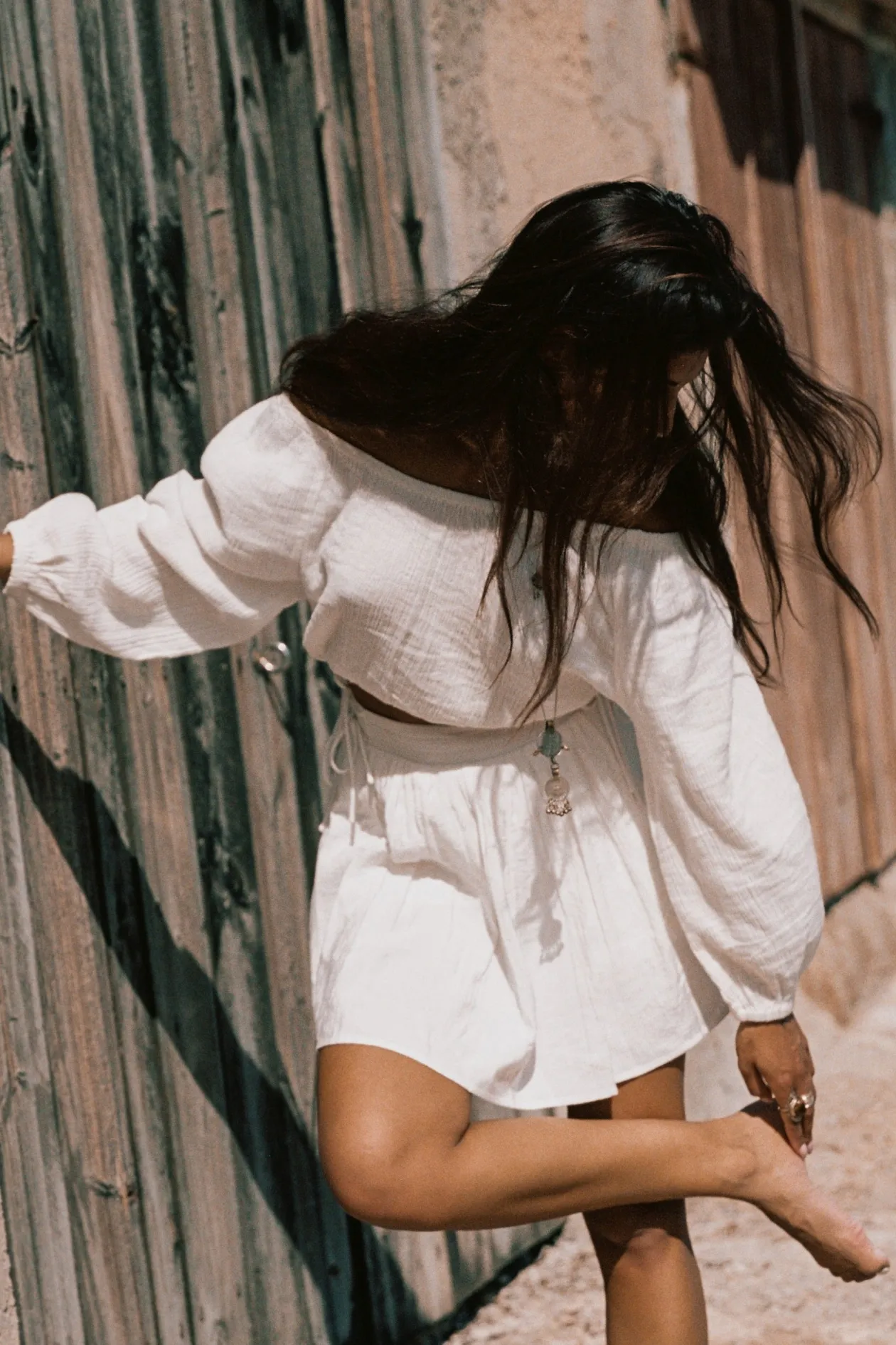 Noel Baumwolltop Off White