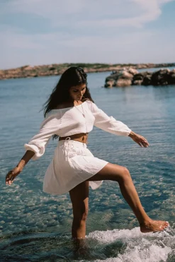 Noel Baumwolltop Off White