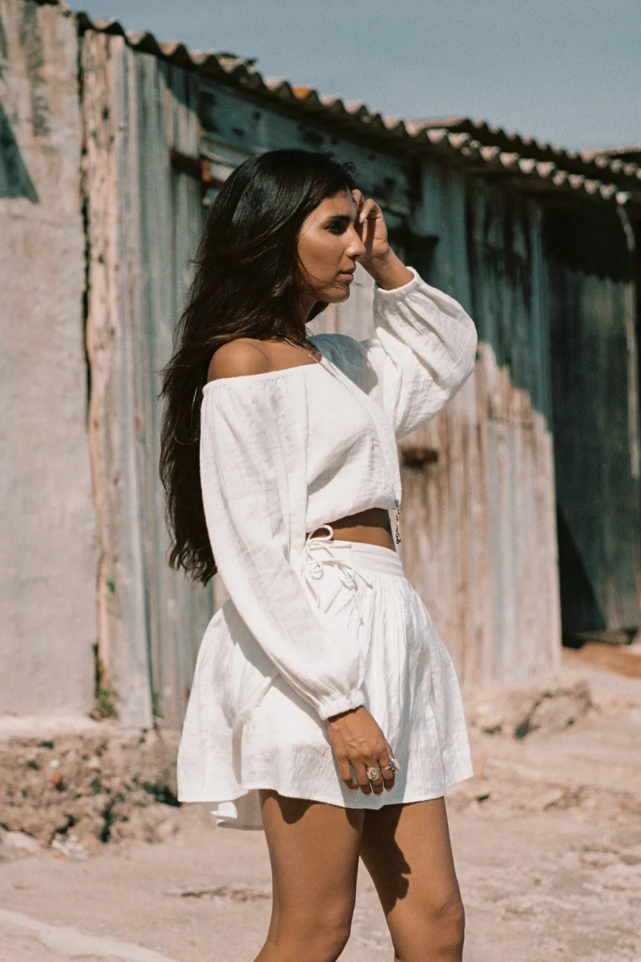 Noel Baumwolltop Off White