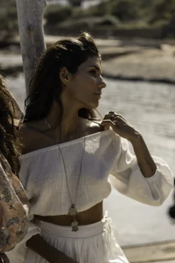 Noel Baumwolltop Off White