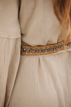 Nola Wildleder Metallgürtel