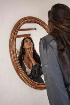 Noor Midi-Satin-Kleid