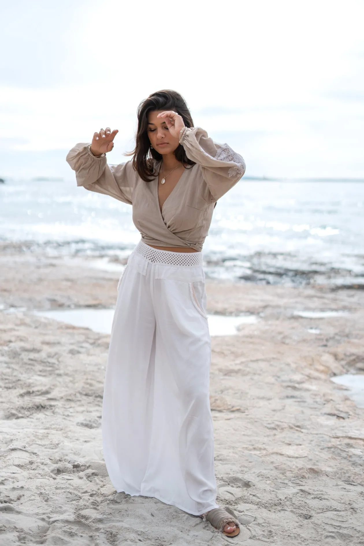 Oberteil Sergio Cuenca Light Taupe