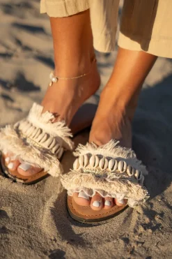 Pantoffel Bohé Dream Elfenbein