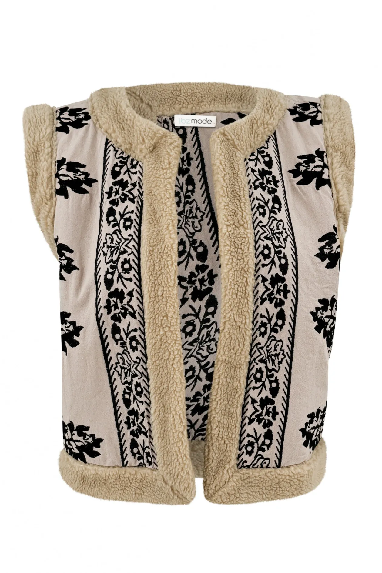 Pelzgilet Espanola Helles Taupe