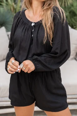 Playsuit Amaia Schwarz