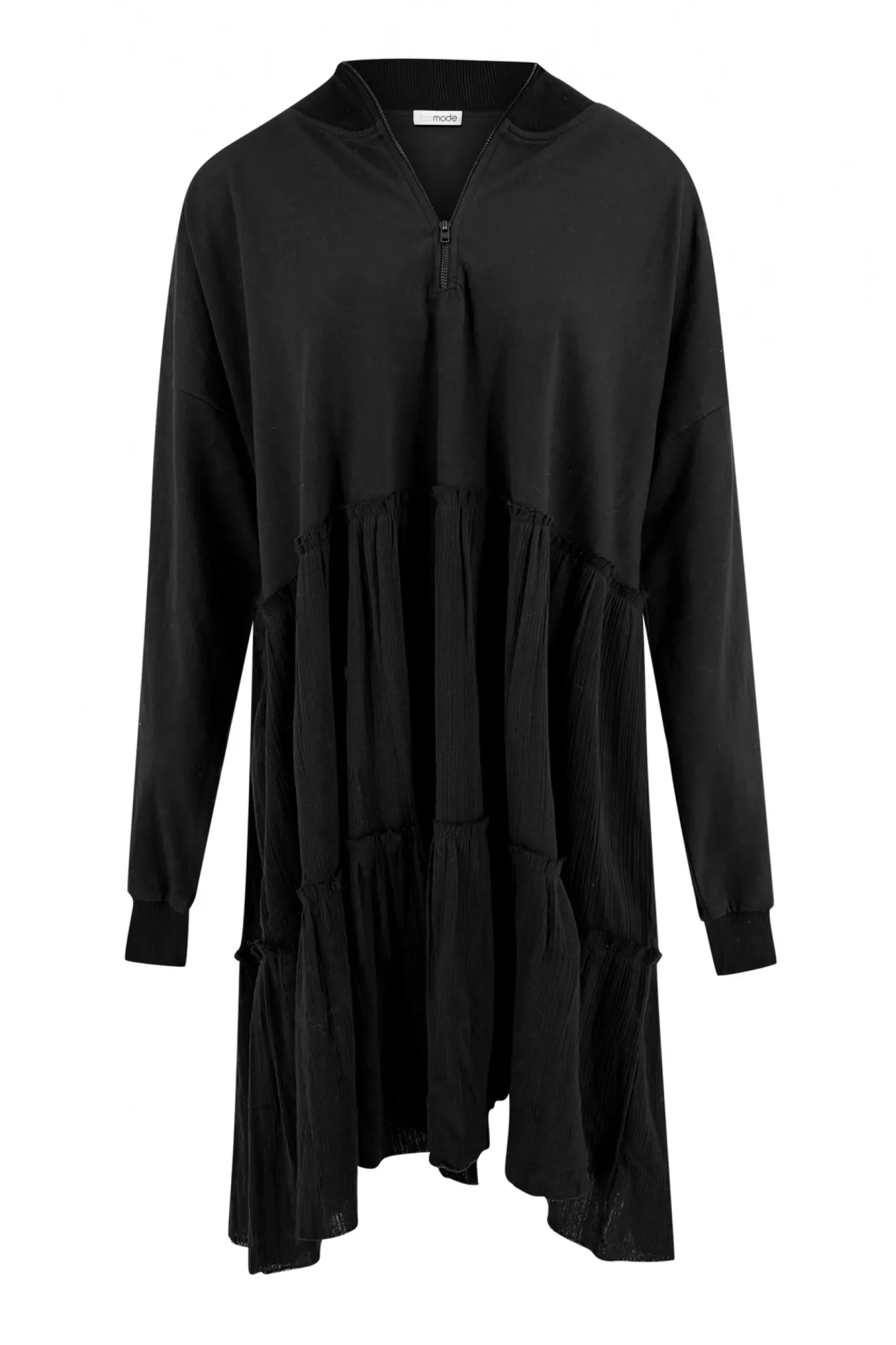 Pullover Kleid Coleta Schwarz