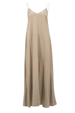 Riemenkleid Eli Taupe