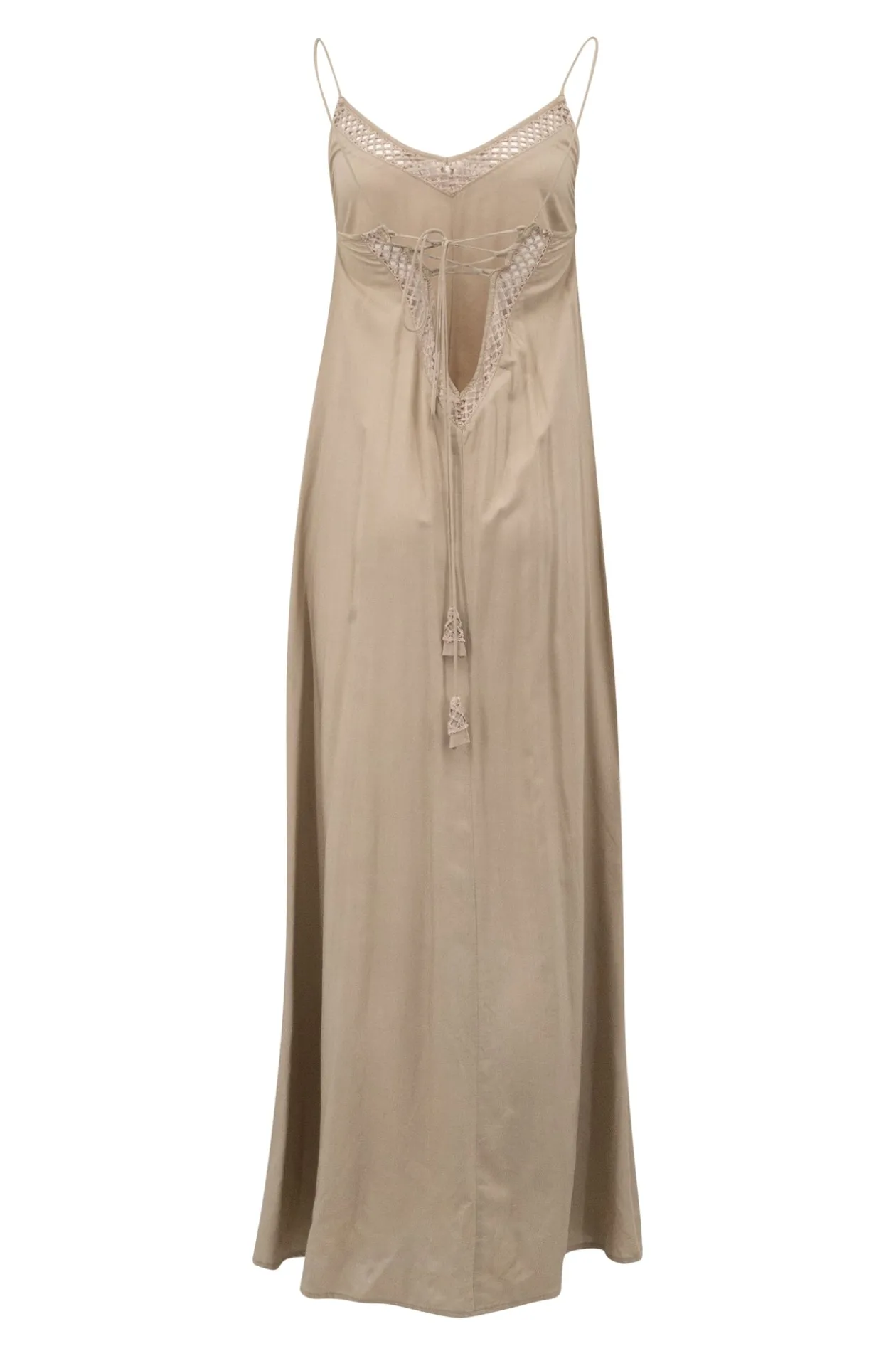 Riemenkleid Eli Taupe