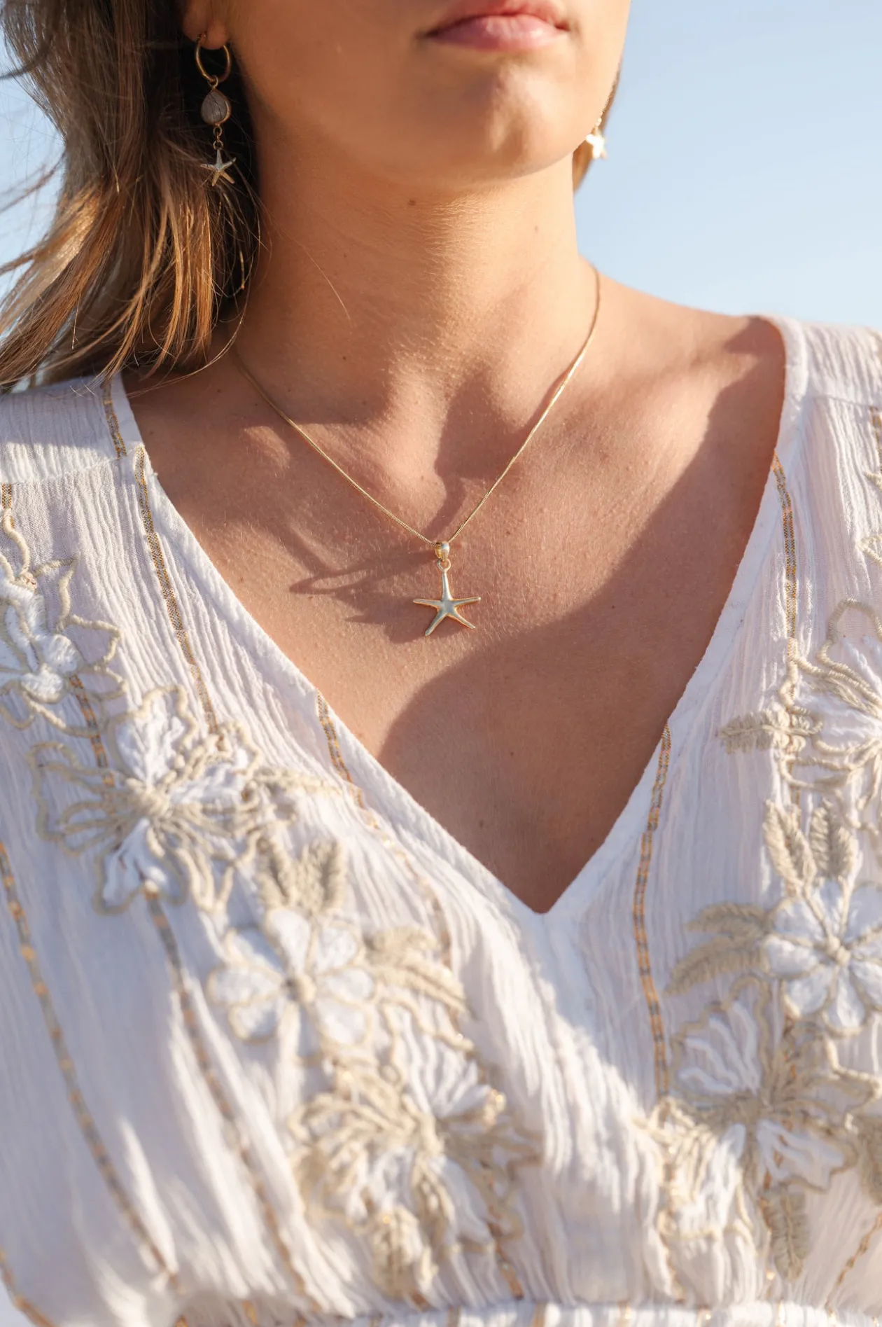 Seastar Halskette Gold