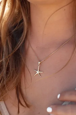 Seastar Halskette Gold