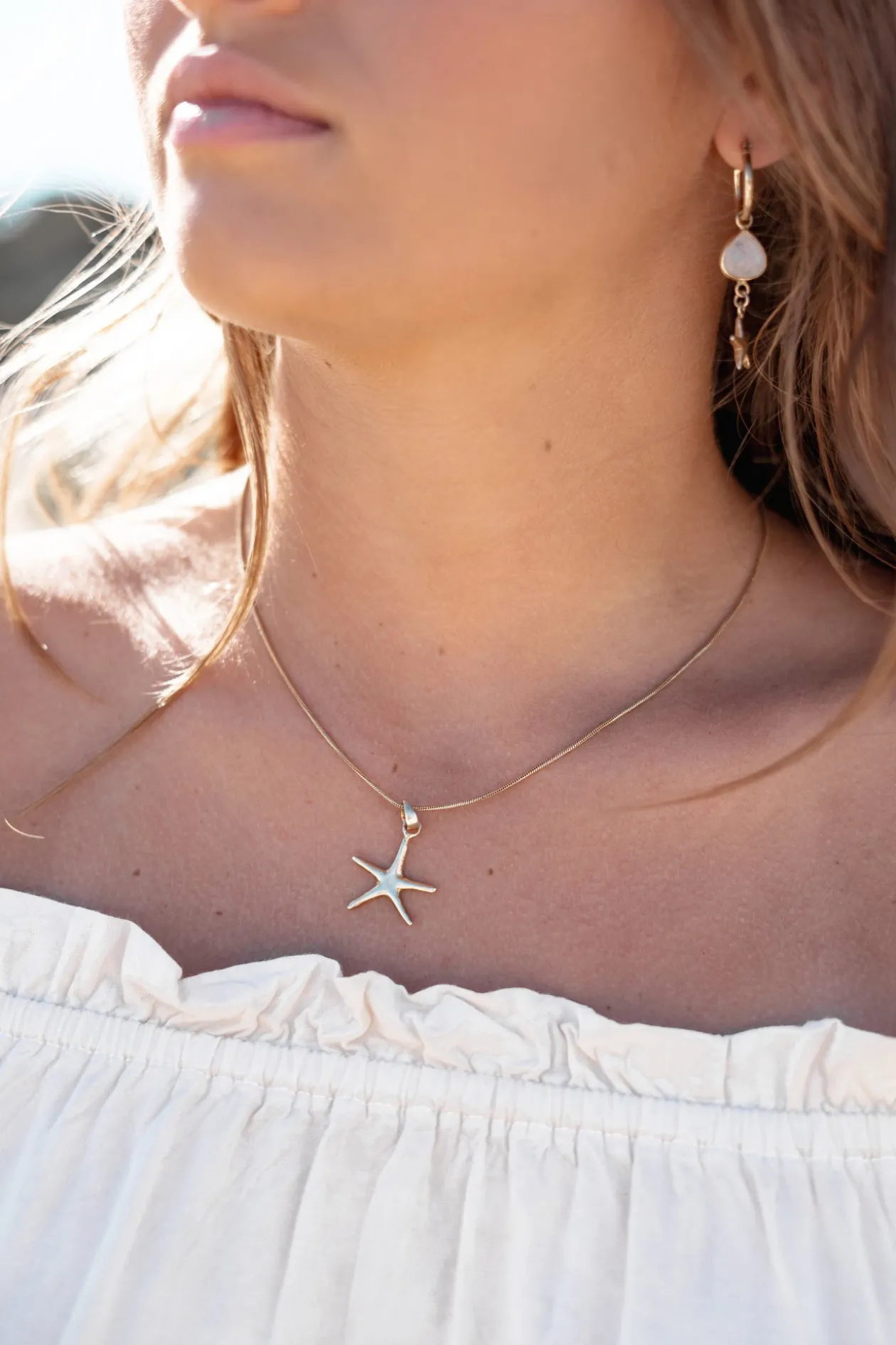 Seastar Halskette Gold