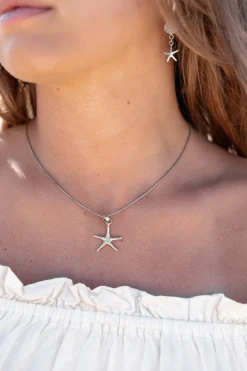 Seastar Halskette Silber