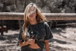 Sem Artwork T-shirt Stone Grey