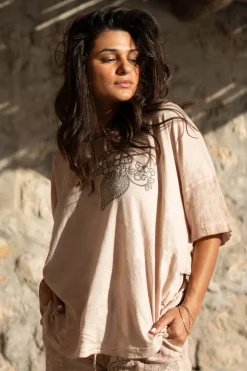 Shirt Square Jersey Sand