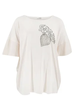 Shirt Square Jersey Weiß