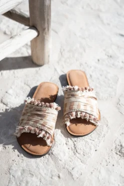 Slipper Inessa Leopard/stripe