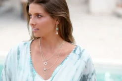 Sonnen-Halskette Silber