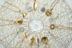 Sonnen-Halskette Silber