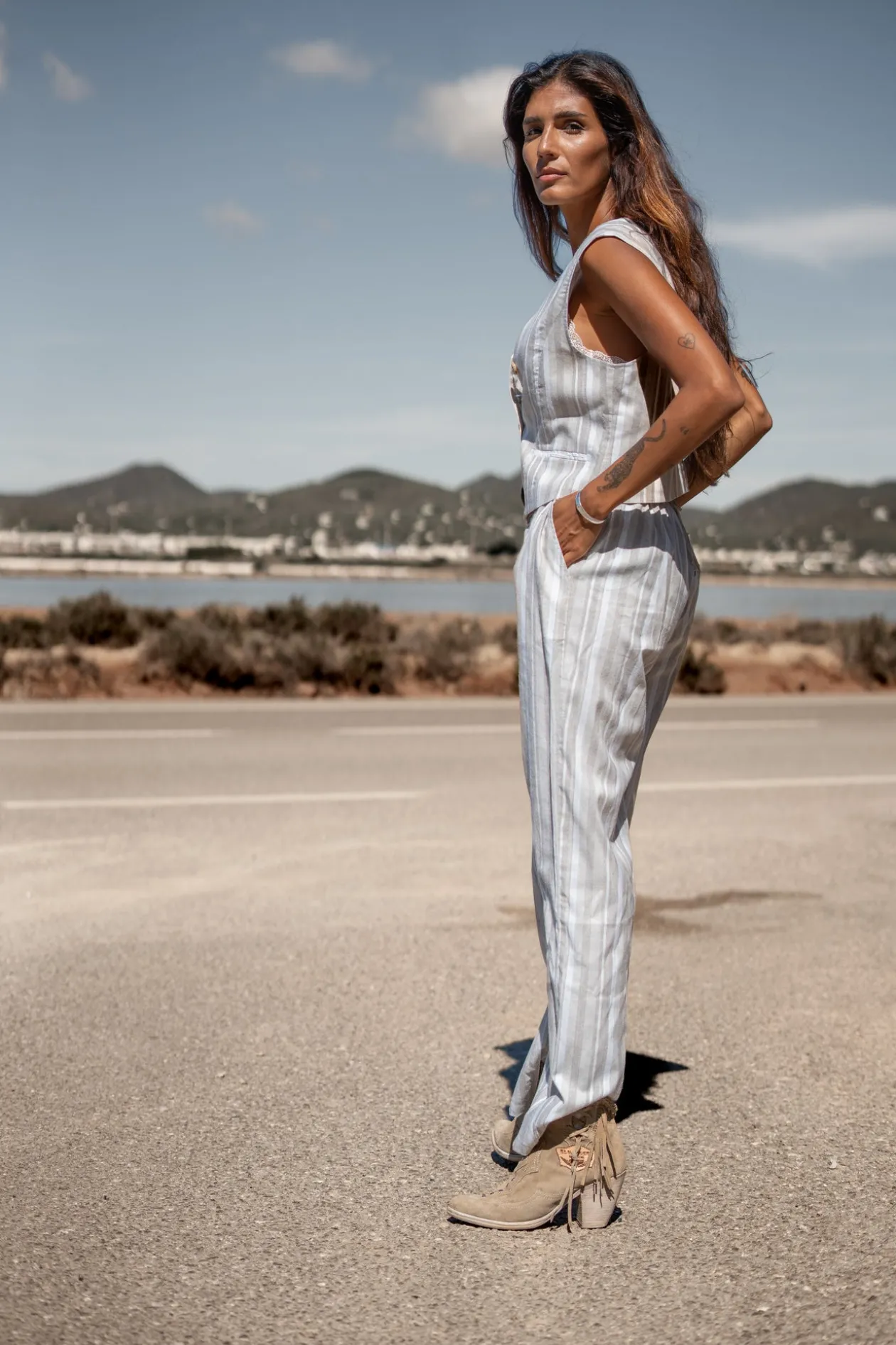 Sophia Streifenweste Stripe