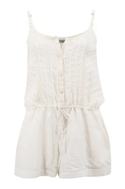 Spielanzug Pepita Elfenbein