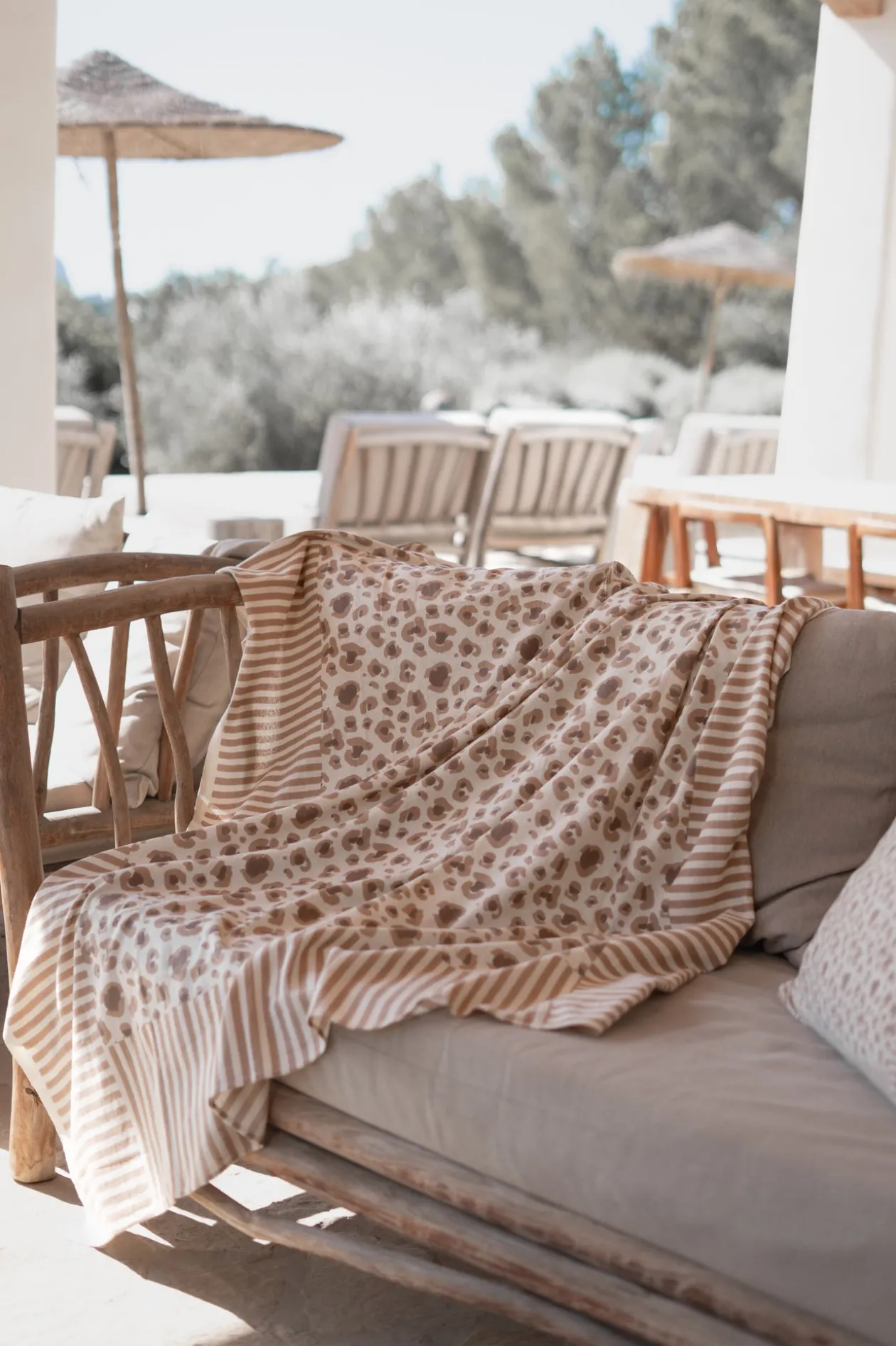 Stranddecke Impresion Leopard