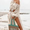 Strandtasche Seashell Ibiza Aqua