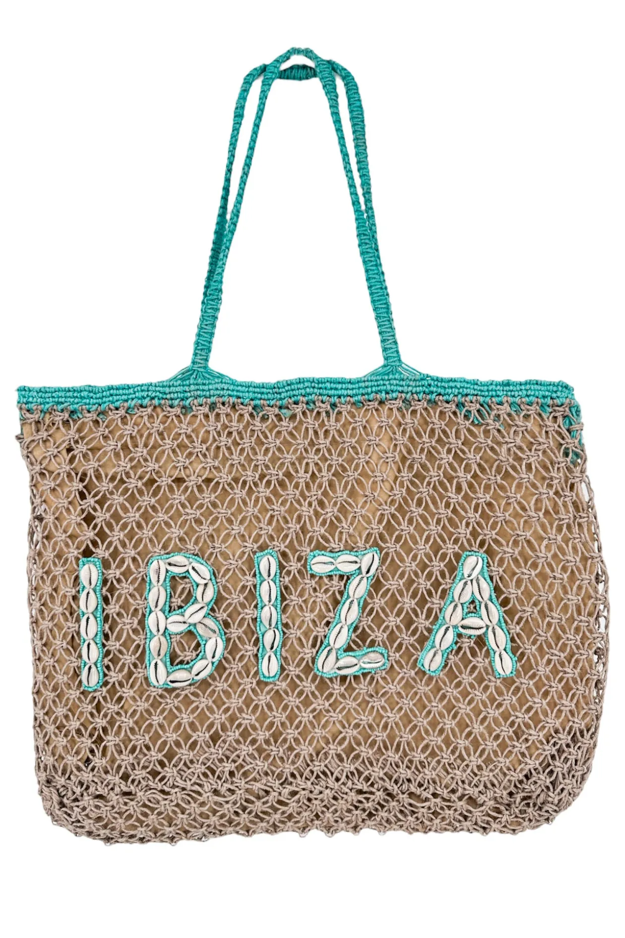 Strandtasche Seashell Ibiza Aqua