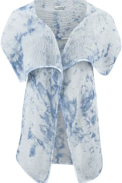 Strickjacke Concha Blau Tie Dye