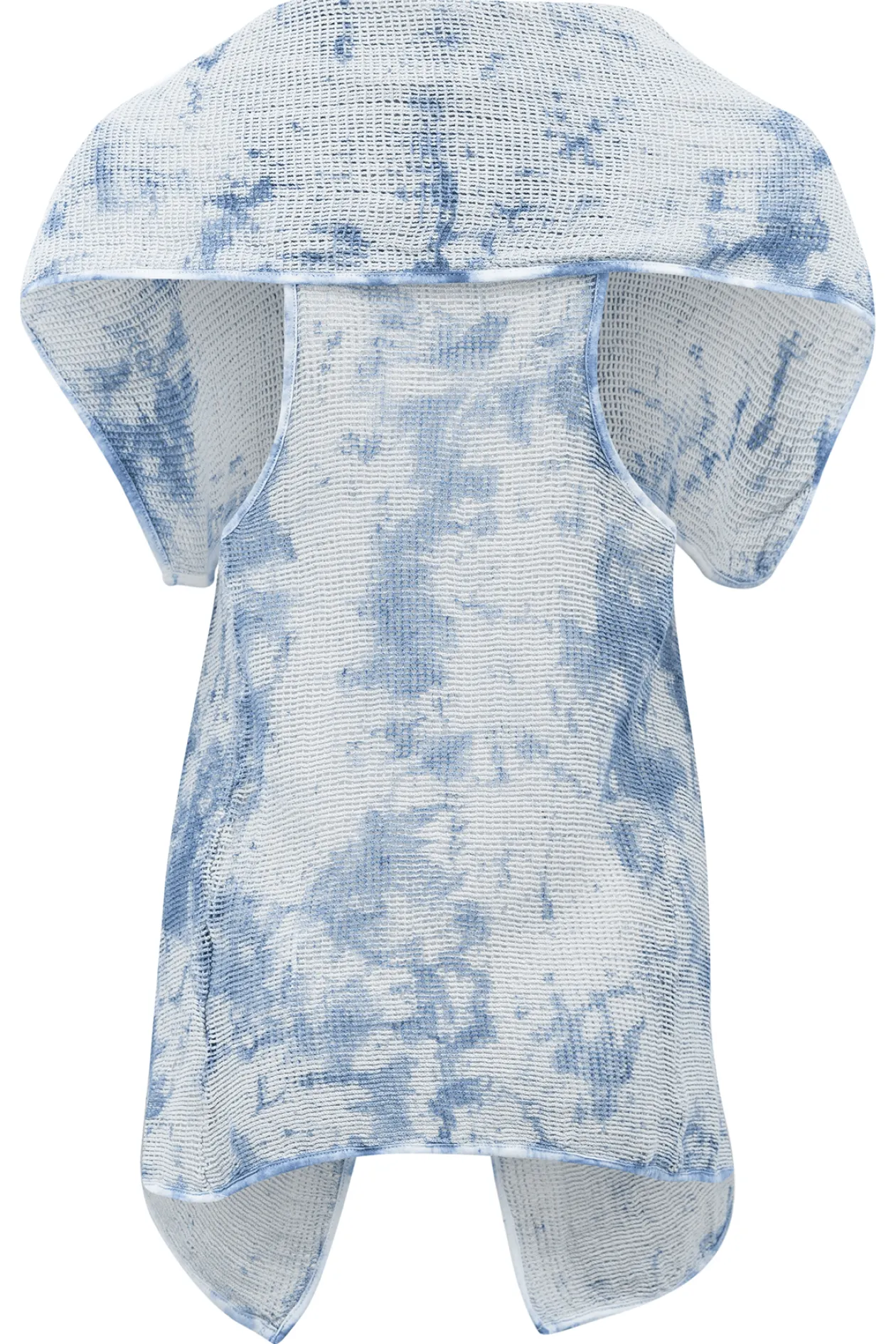 Strickjacke Concha Blau Tie Dye