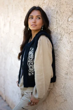 Strickjacke Corazon Schwarz