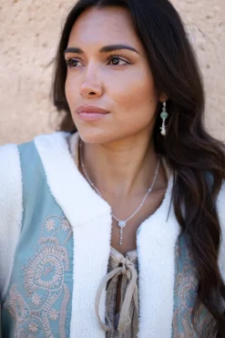 Strickjacke Corazon Steinblau