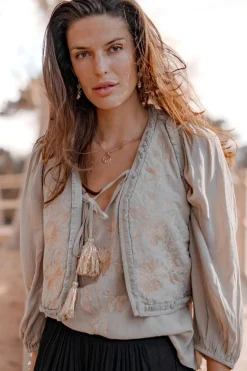 Strickjacke Luciana Light taupe