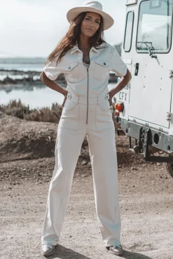 The Muse Jumpsuit Hellbeige