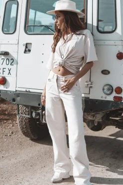 The Muse Neutrale Jeans Hellbeige