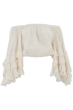 Top Flair Boho Ecru